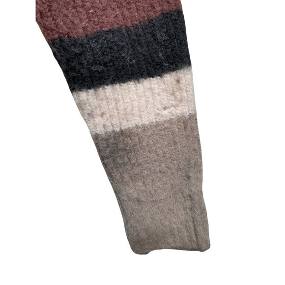 Torrid Womens Striped Cropped Sweater Multi-Color Size 00 Tan Cream Tones - Picture 12 of 12